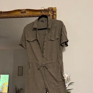 Fashion Nova Olive Jumpsuit